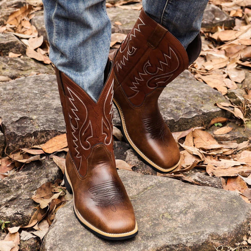 Men'S Fashion Loafers Shoes - Moda Erkek Kadın Orta buzağı botları