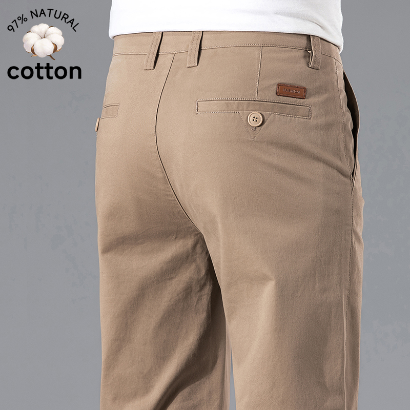 Chino Pants Men - Marka Giyim İlkbahar Yaz erkek Rahat