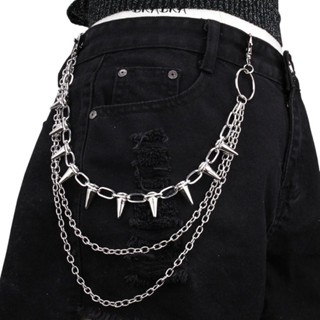 Jeans Pants Fashion Men - Unisex Hip Hop Punk Rock Metal