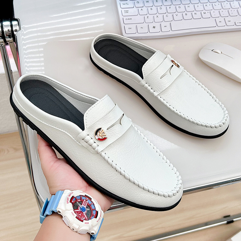 Men'S Fashion Loafers Shoes - Erkek terlikleri moda deri makosenler mokasen