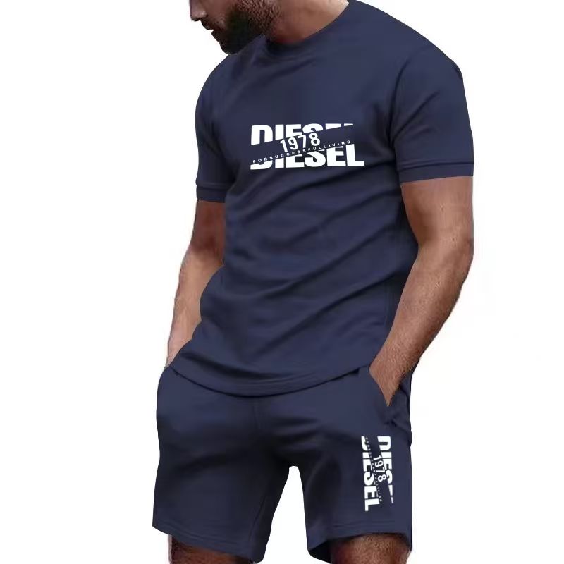 Men'S Fashion Looks - 2026 yeni yaz erkek tişörtü+şort takımı