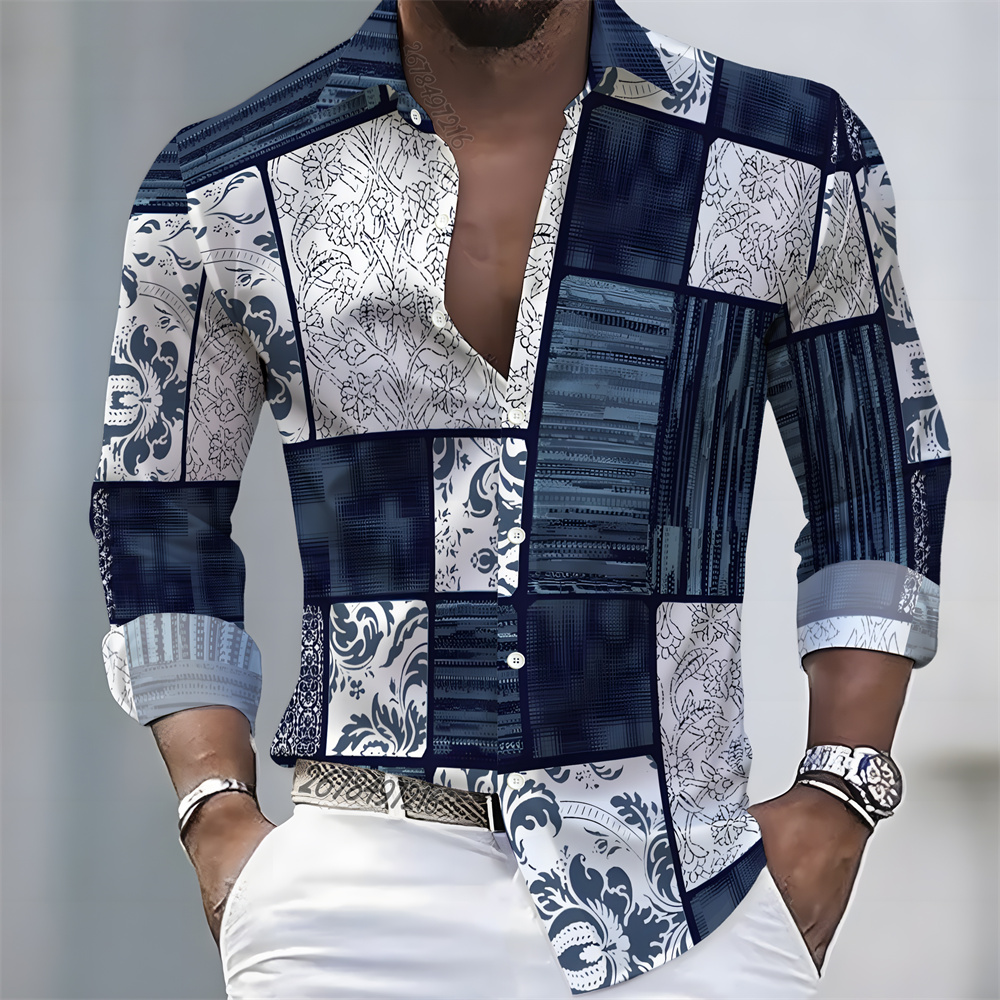 Men'S Fashion Looks - Erkek Hafif Lüks Tarzı Renk Bloklu