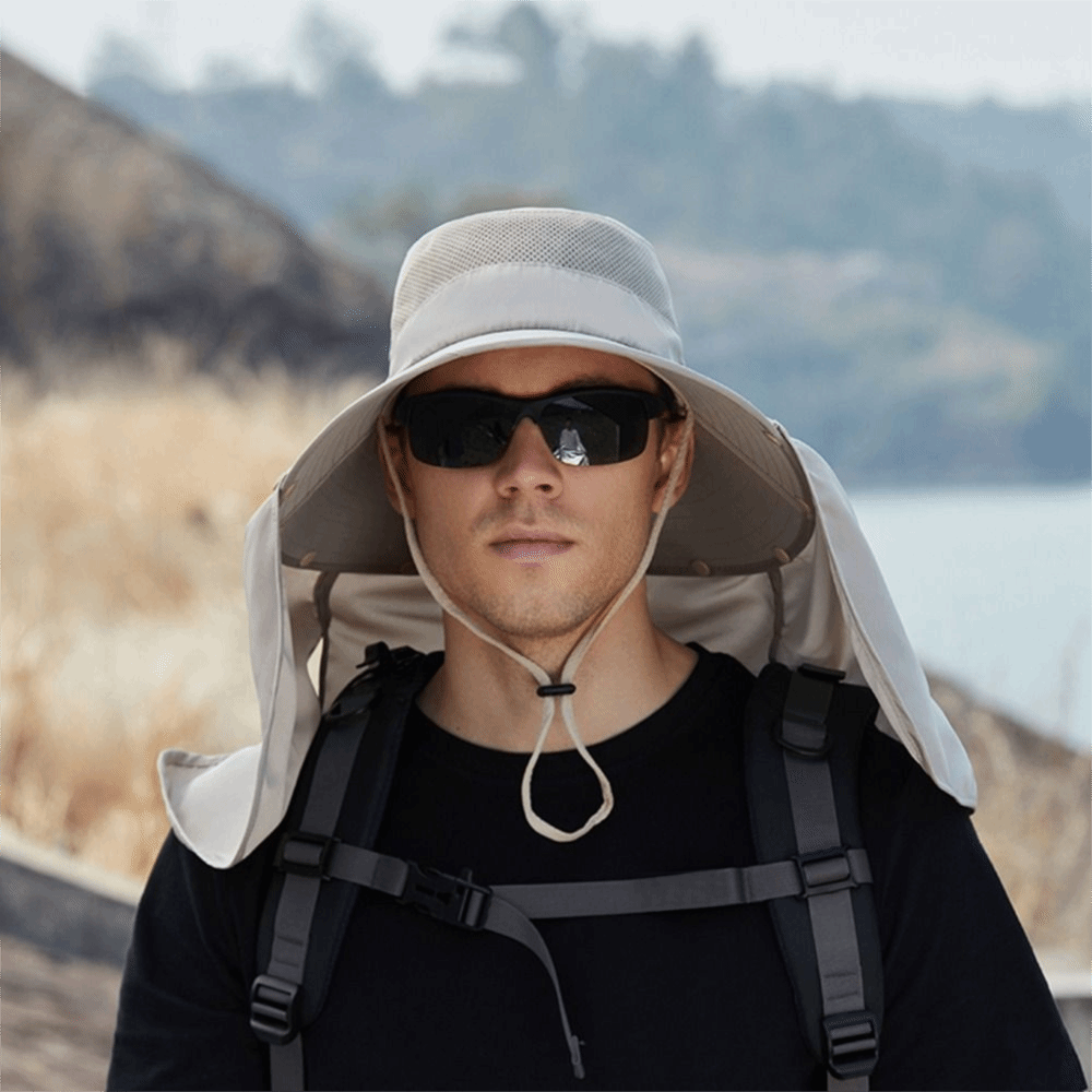 Mens Fashion Bucket Hat - Moda kumaş erkek güneş şapkası büyük