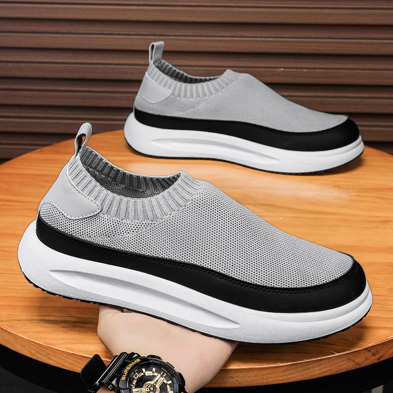 Men'S Fashion Loafers Shoes - 2025 yeni erkek ayakkabıları nefes örgü