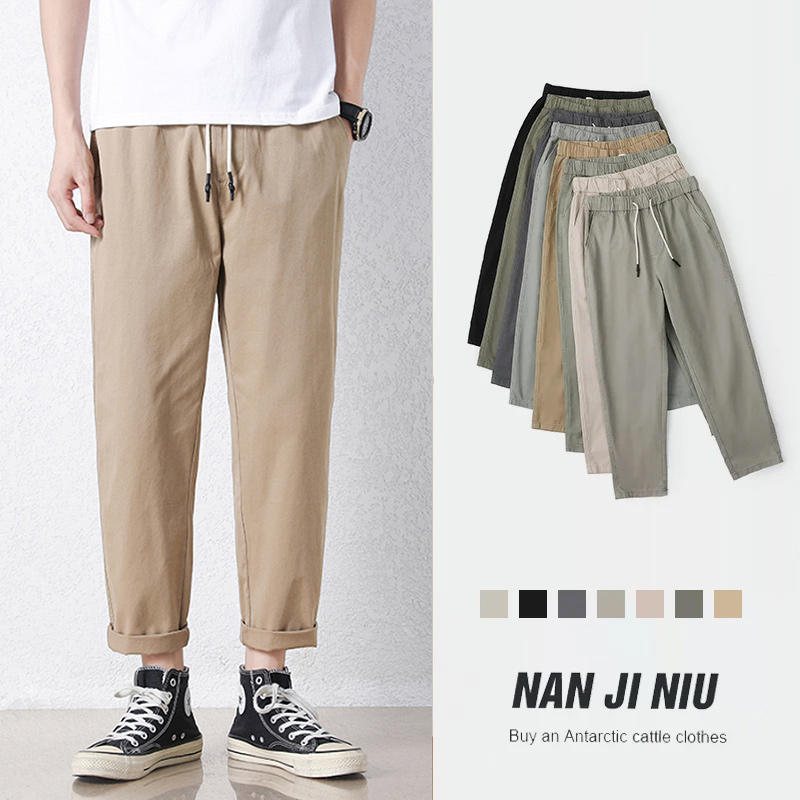 Chino Pants Men - Kaliteli İlkbahar Yaz erkek günlük pantolon