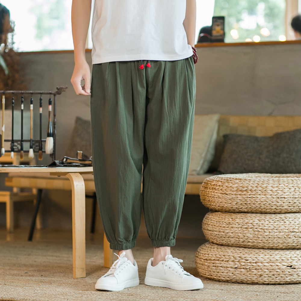 Erkek Pamuk ve Keten harem pan - Chino Pants Men incelemesi ve fiyatı