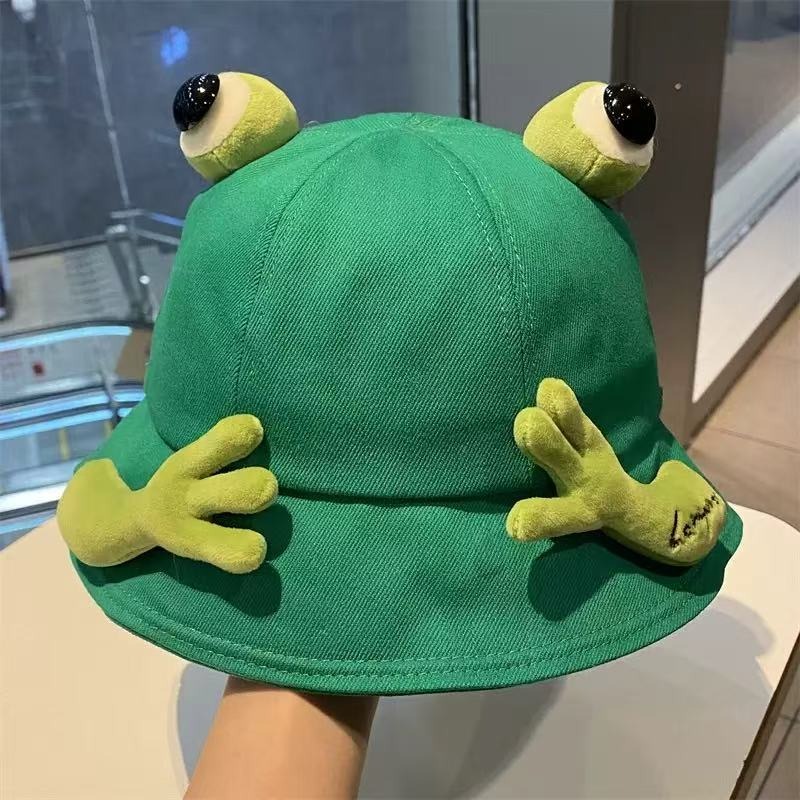 Komik 3D Kurbağa Gözlü Kova Şa - Mens Fashion Bucket Hat incelemesi ve fiyatı
