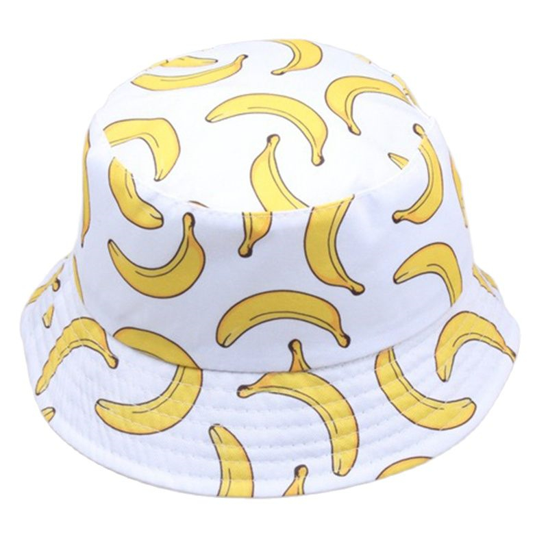 Yaz bahar İnce gölge muz baskı - Mens Fashion Bucket Hat incelemesi ve fiyatı