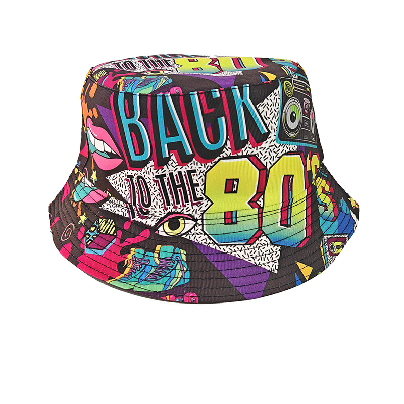 Moda Retro Graffiti 80'ler 90' - Mens Fashion Bucket Hat incelemesi ve fiyatı