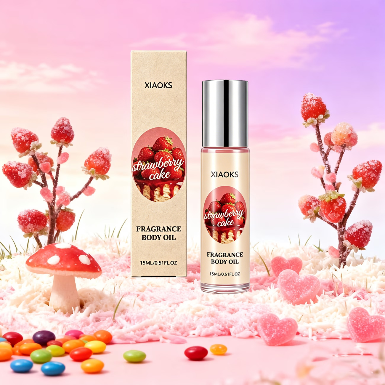 1 Şişe Çilekli Kek Tatlı Roll- - Men'S Fashion Perfume incelemesi ve fiyatı