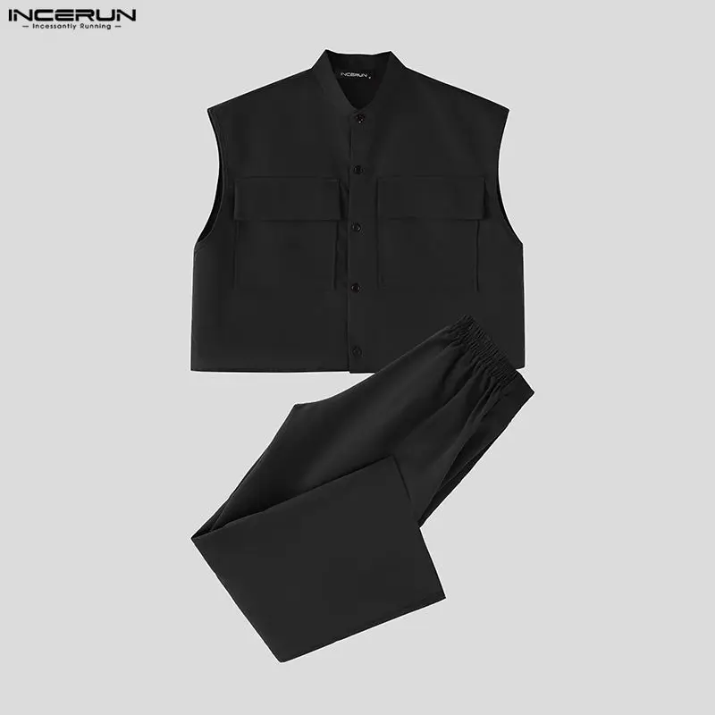 INCERUN Erkek Setleri Katı Kol - Men'S Fashion Looks incelemesi ve fiyatı
