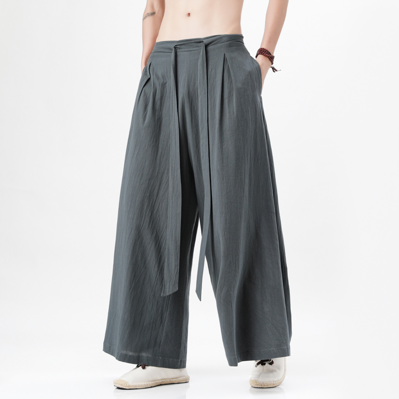2023 Çin Tarzı Harajuku Keten  - Chino Pants Men incelemesi ve fiyatı