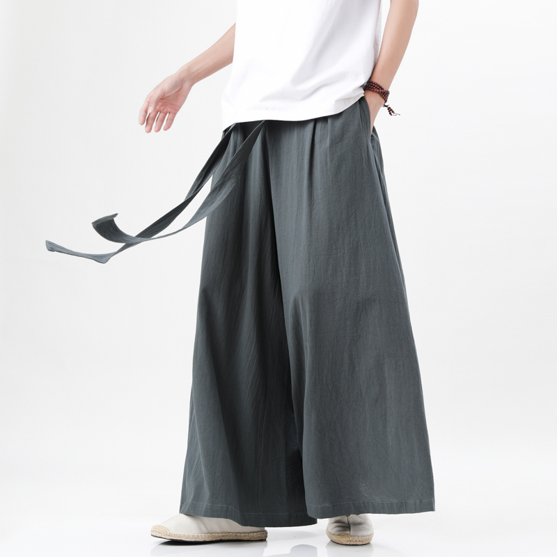 2023 Çin Tarzı Harajuku Keten  - Chino Pants Men incelemesi ve fiyatı