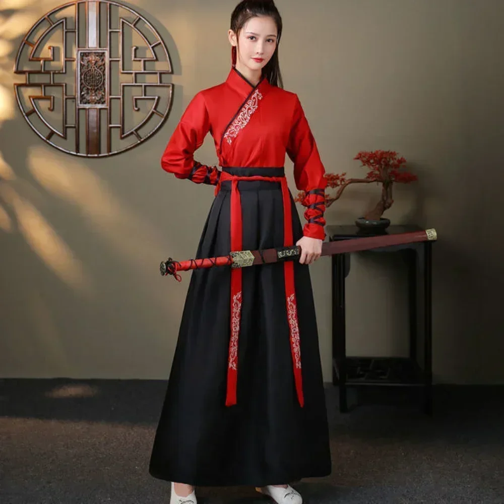 Modern Hanfu Kadın Üst Etek 2  - Men Fashion Vintage incelemesi ve fiyatı
