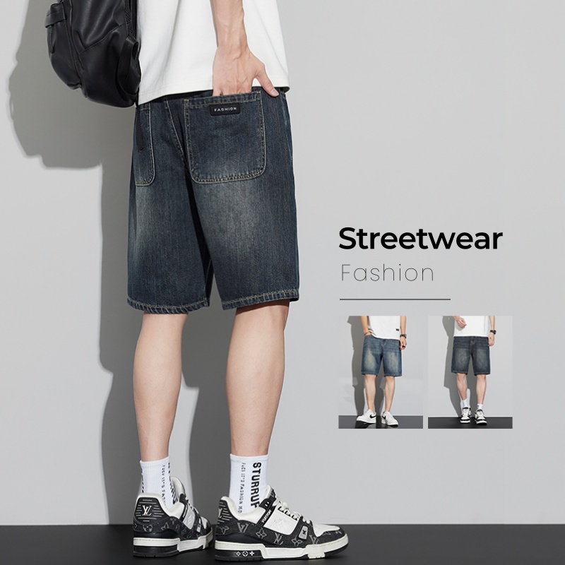 Erkek Vintage Kot Şort Yaz Inc - Jeans Pants Fashion Men incelemesi ve fiyatı