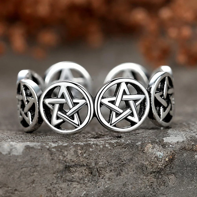 Vintage Yıldız Pentagram Punk  - Men'S Fashion Easter incelemesi ve fiyatı