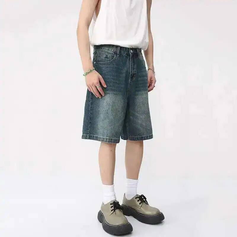 Yazlık Kot Şort Erkek Bol Kore - Jeans Pants Fashion Men incelemesi ve fiyatı