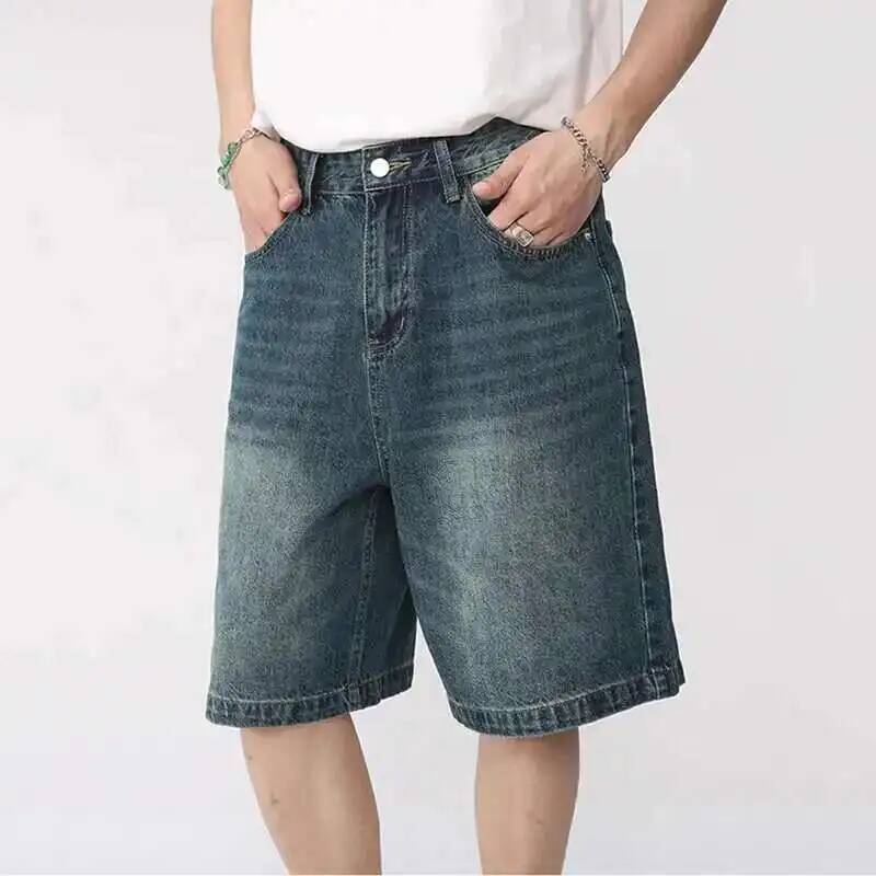 Yazlık Kot Şort Erkek Bol Kore - Jeans Pants Fashion Men incelemesi ve fiyatı