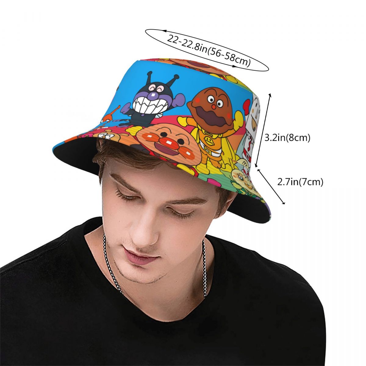 Özel Anpanman Karikatür Manga  - Mens Fashion Bucket Hat incelemesi ve fiyatı