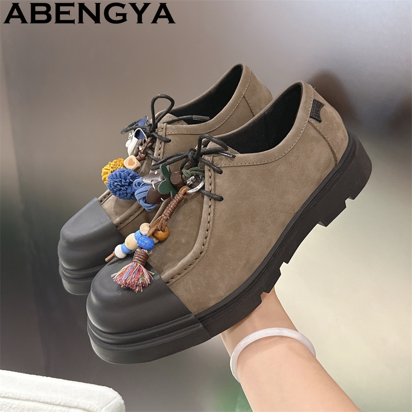 Çok Renkli Hakiki Deri Bağcıkl - Men'S Fashion Loafers Shoes incelemesi ve fiyatı