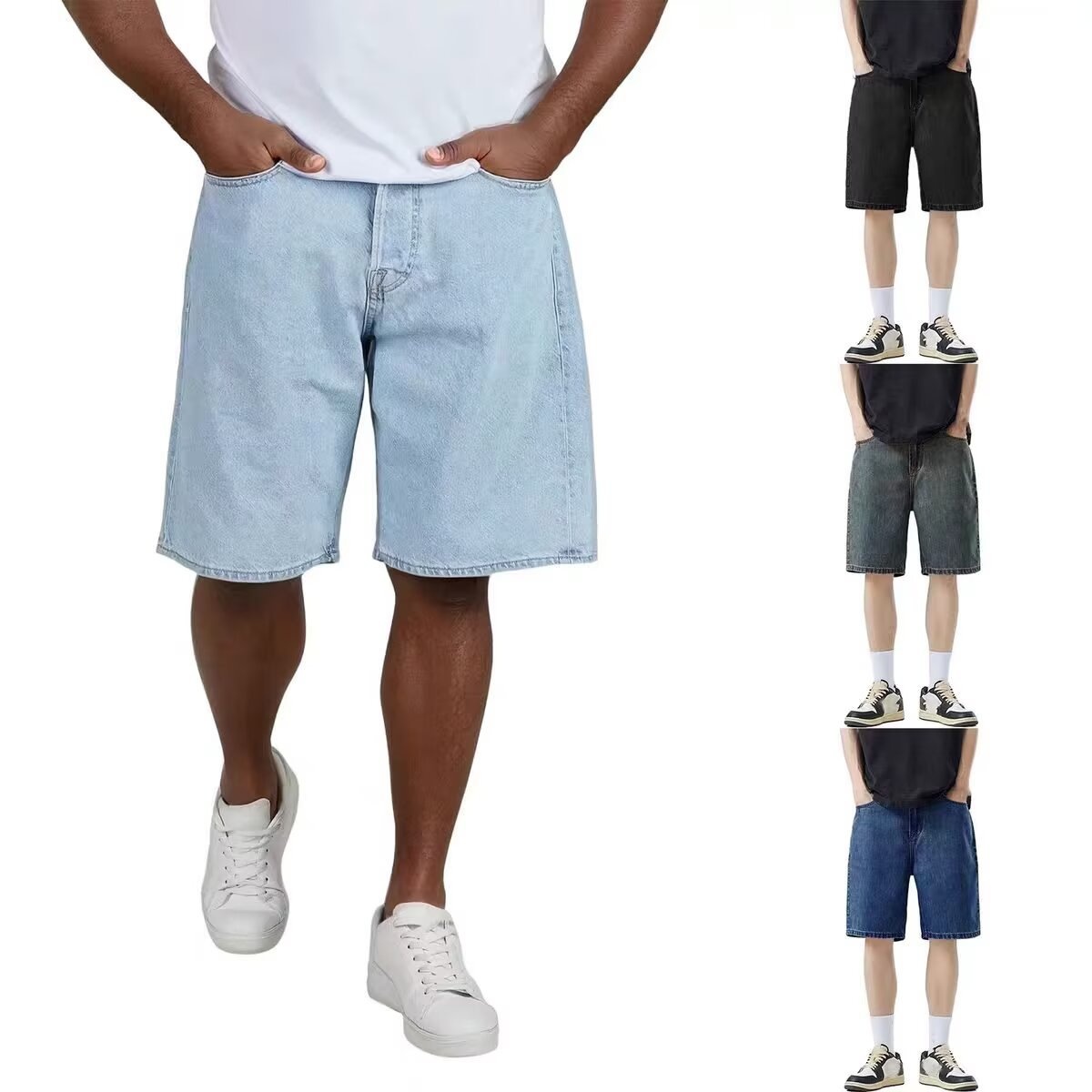 2026 Yeni Kore Tarzı Vintage E - Jeans Pants Fashion Men incelemesi ve fiyatı