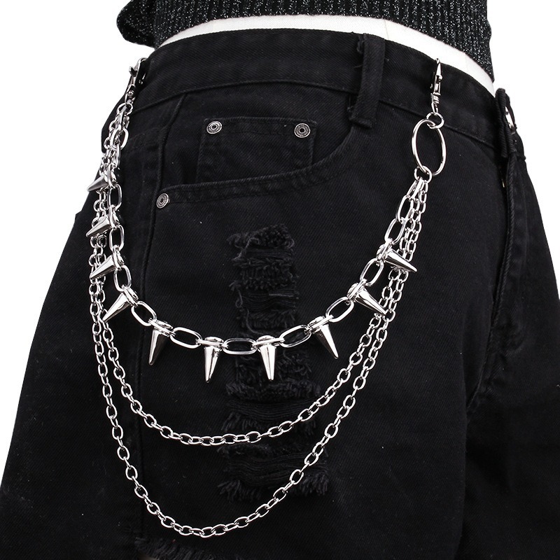 Hip Hop Punk Rock Metal Pantol - Jeans Pants Fashion Men incelemesi ve fiyatı