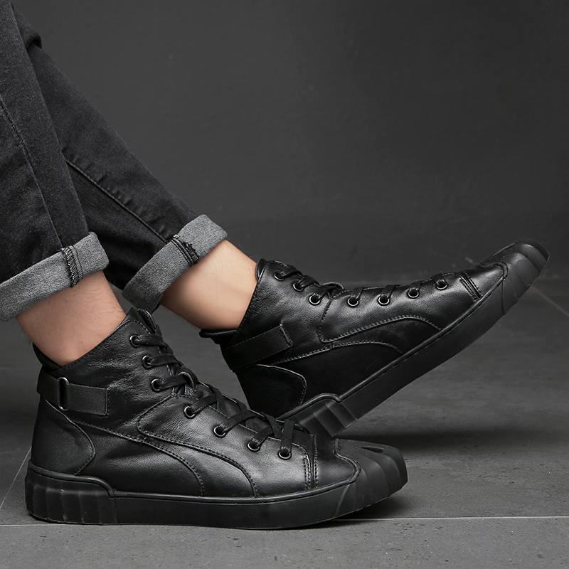 Hakiki Deri Günlük Kısa Botlar - Men'S Fashion Loafers Shoes incelemesi ve fiyatı