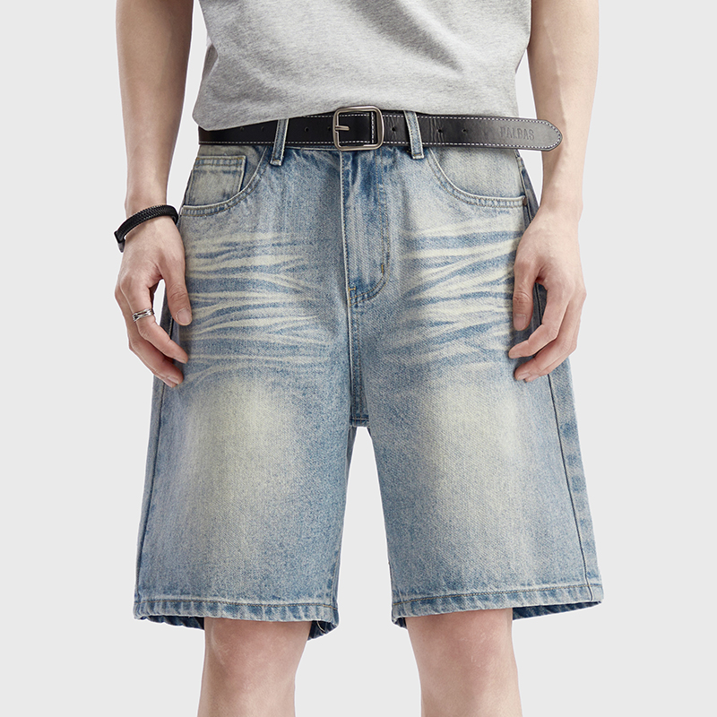Vintage Yıkanmış Kot Şort erke - Jeans Pants Fashion Men incelemesi ve fiyatı